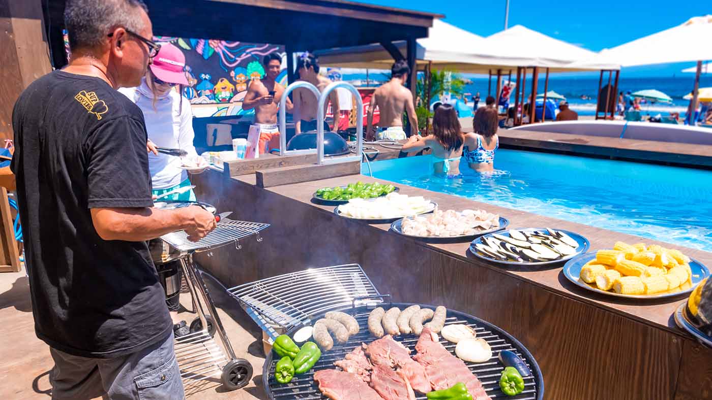 夏限定！江ノ島海の家BBQ
