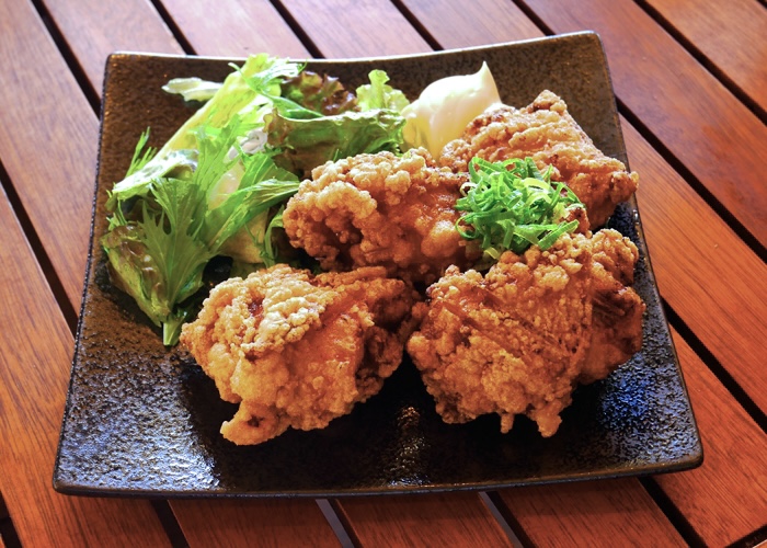 予約ができる藤沢・湘南・片瀬江ノ島・江ノ島の海の見えるオーシャンビューカフェ・バー・レストランのおすすめ「からあげ」
