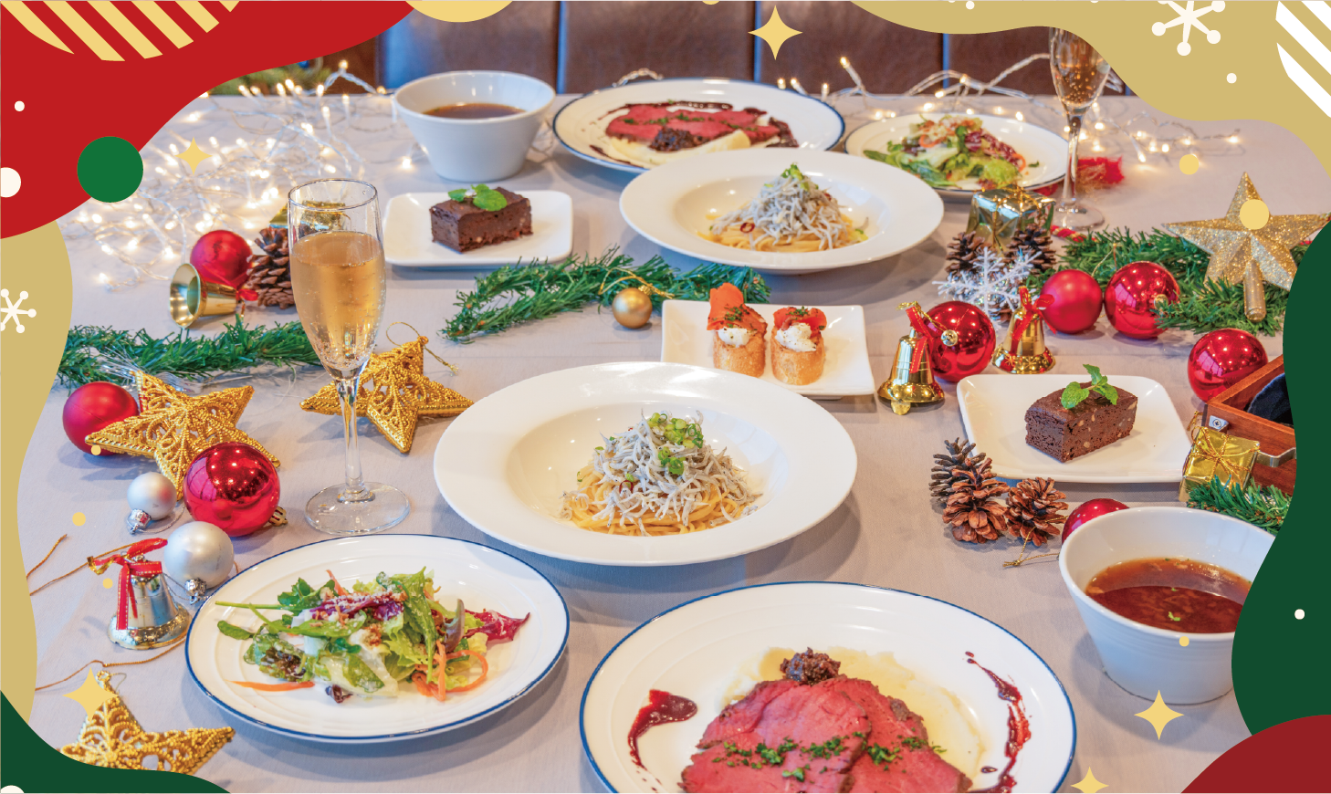 江ノ島クリスマス2025コースのイメージ